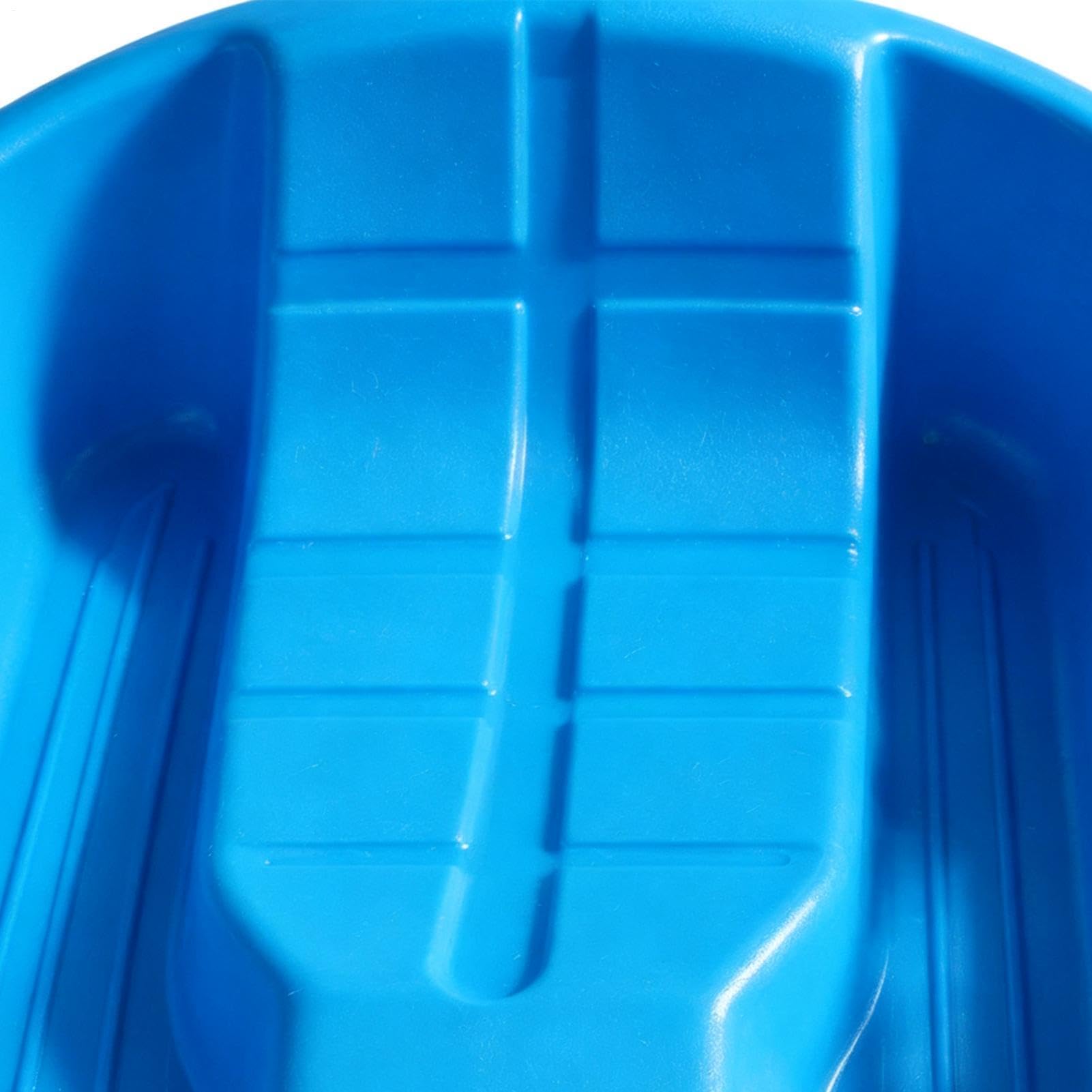 Kinderschlitten Für Schnee 2-Personen Leichter Winterrodel mit Griffen und | Winter Schnee Rodel Board für , Sand, , Gras, Hänge, Outdoor Spiel, , Mädchen, , alle Jahreszeiten