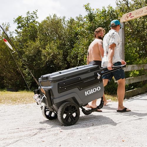 Igloo Trailmate Journey 70 Qt Roller Cooler, Carbonite - image 7