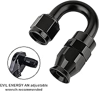 Vista 72 de EVIL ENERGY 6AN PTFE Manguera de extremo recto en color negro para manguera PTFE únicamente