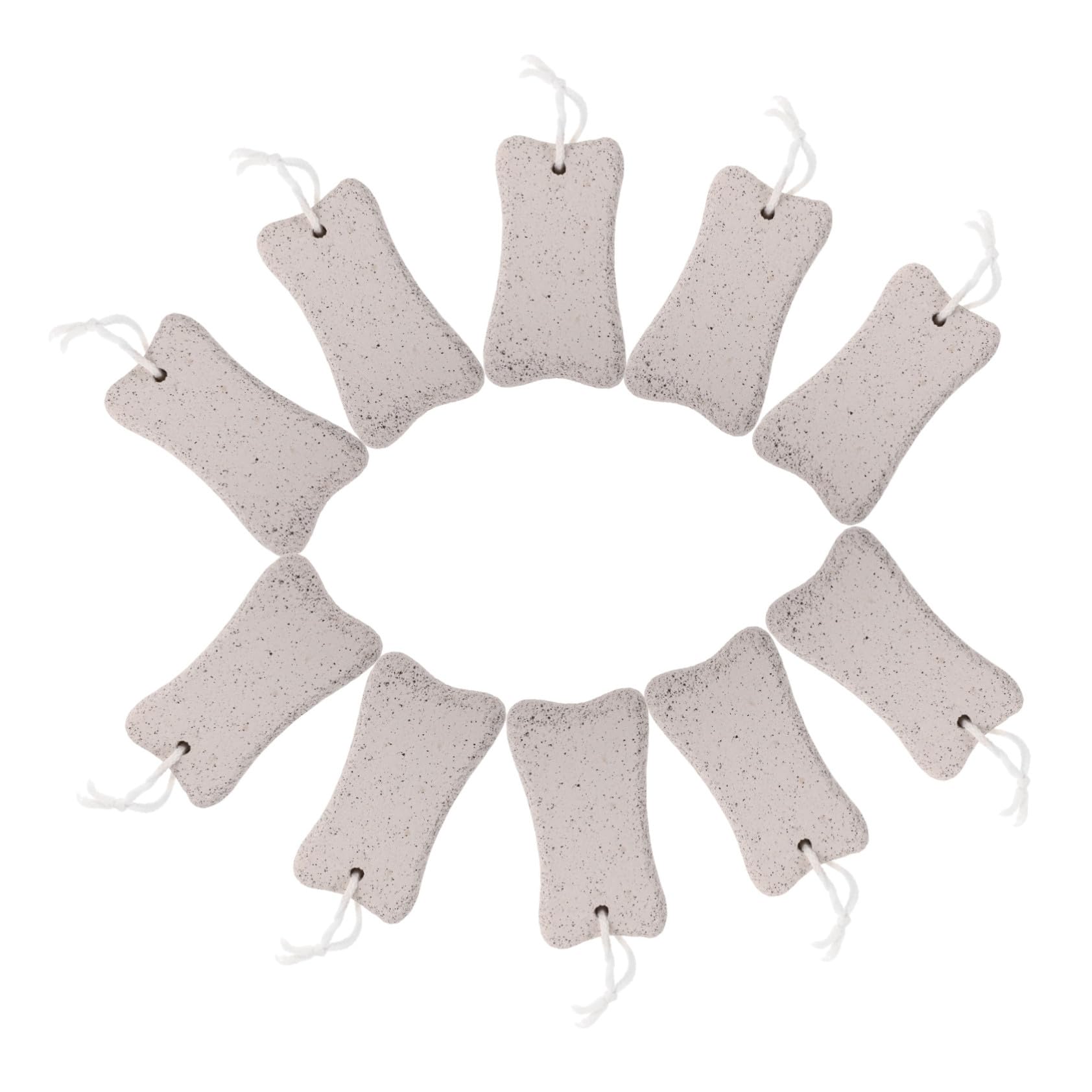 Toyvian 10 Stück Teiliges Haustier Molarsteine aus Natürlichem Material Langlebige Kausteine für Hamster Chinchilla Kaninchen und Meerschweinchen zur Zahnabnutzung und Stressreduzierung