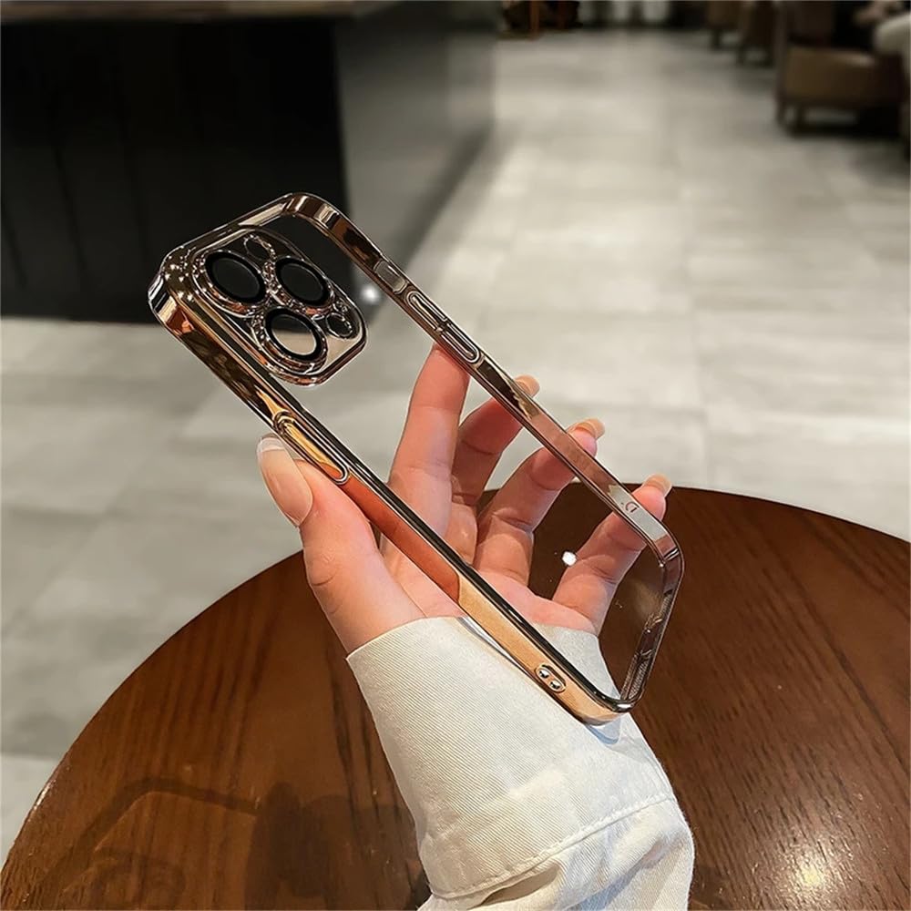 Coque iPhone silicone transparent avec protection objectif intégrée - 8