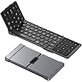 Amazon.com: iClever Backlit Foldable Keyboard, BK05 Wireless Folding Keyboard with Backlight, Portable Bluetooth Key Board for Travel, Compact for iPad Tablet Laptop PC Smartphone, Support 4 Devices : Electronics
