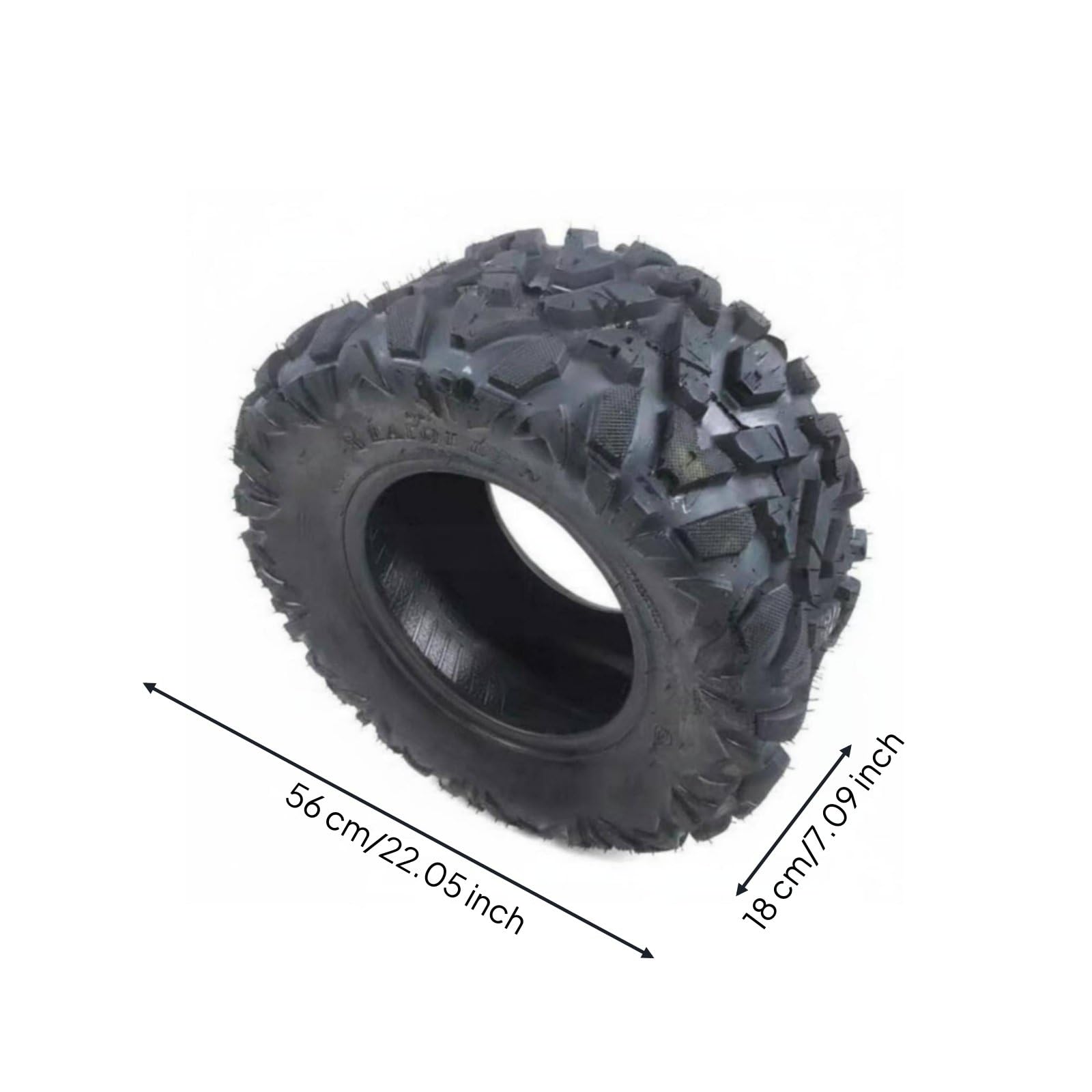 Pneumatico per Veicolo da Spiaggia Pneumatico per Sabbia Ruota Kart Battistrada Profondo in Gomma Presa E Manovrabilità con Set Ruota per Montaggio Facile Adatto a Fai da 23x7-10