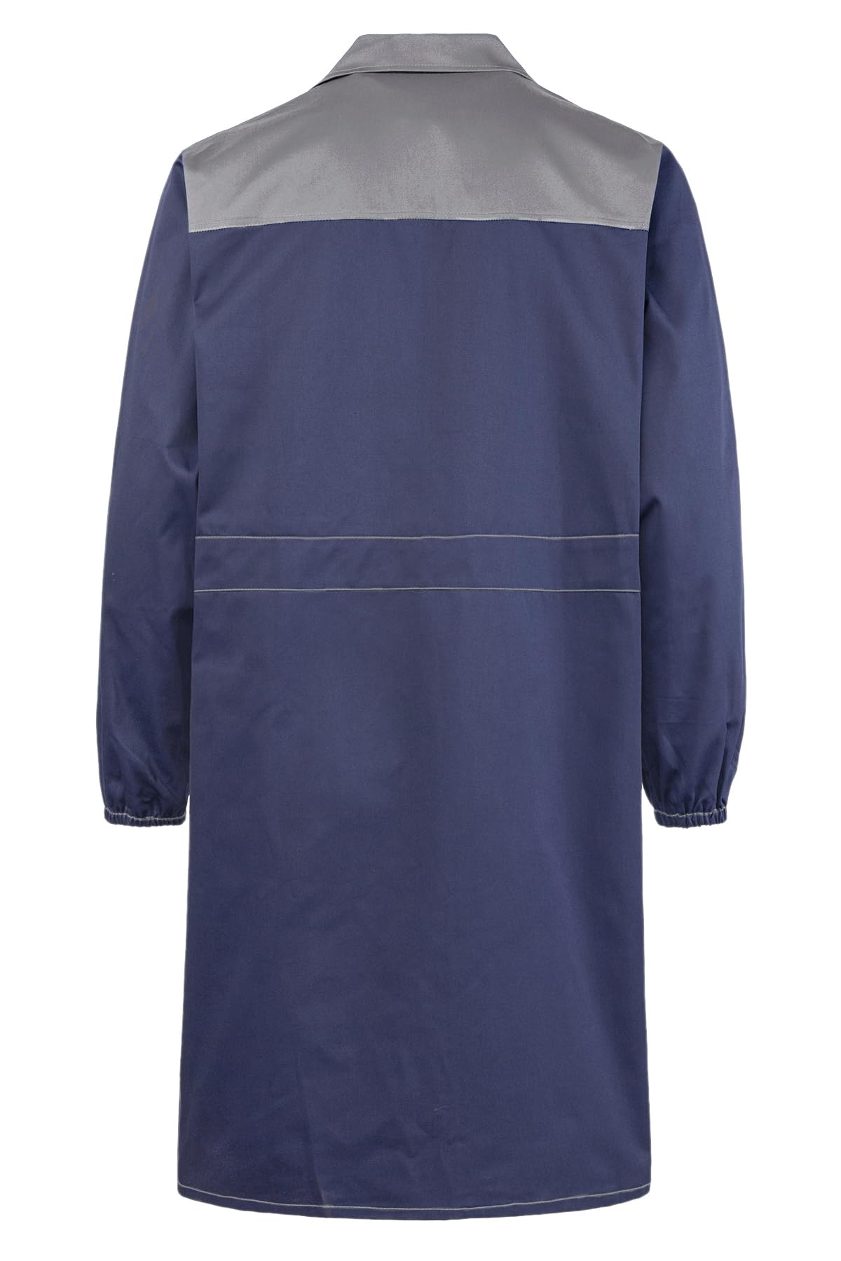 Bata de Laboratorio Hombre Chaqueta de Trabajo Multibolsillos Médico Adulto