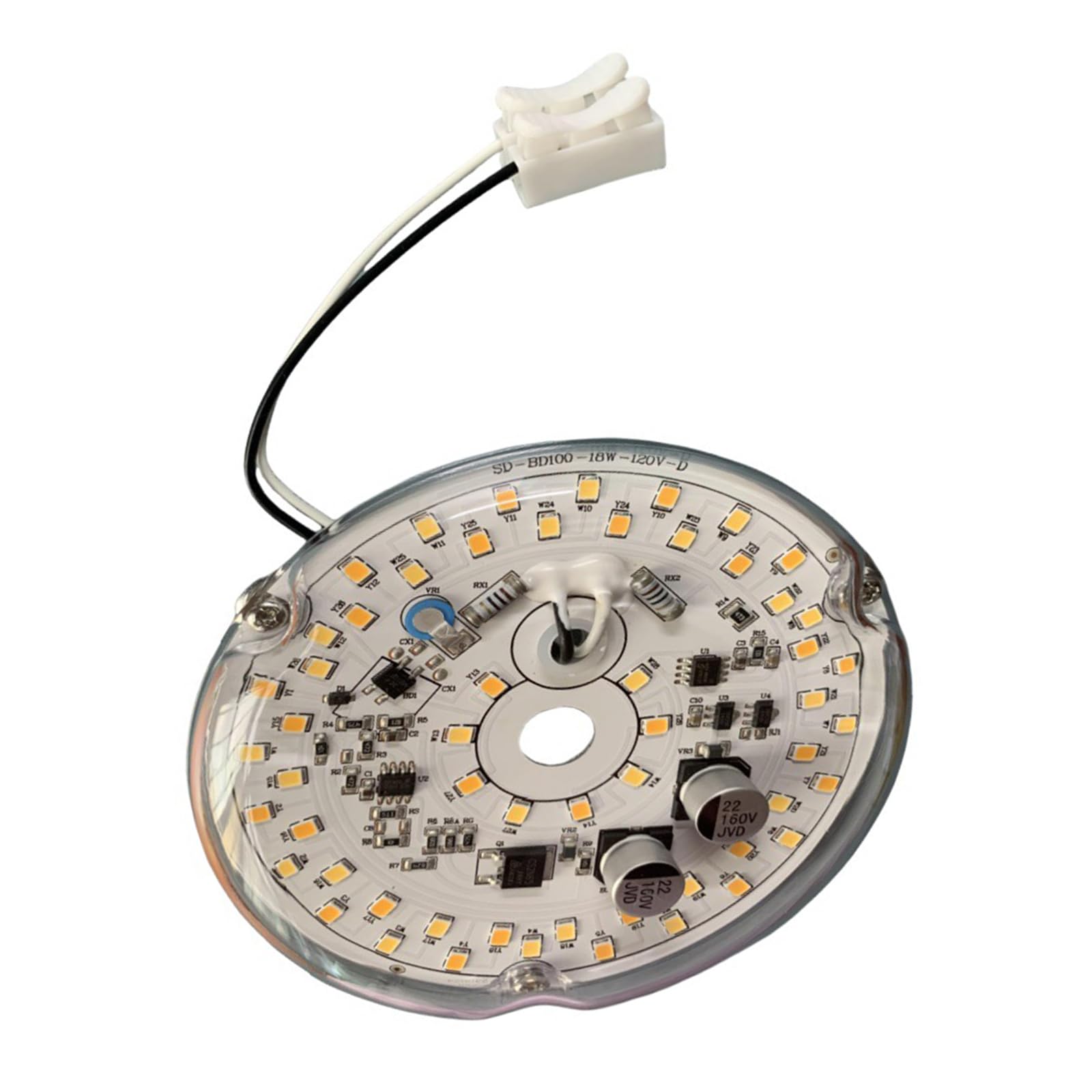 Nucelit 120V 18W LED Ceiling Fan Light Dimmable LED Retrofits Light Board Panel Ceiling Flush Replacement Panel Enduring Dimmable Retrofits Board
