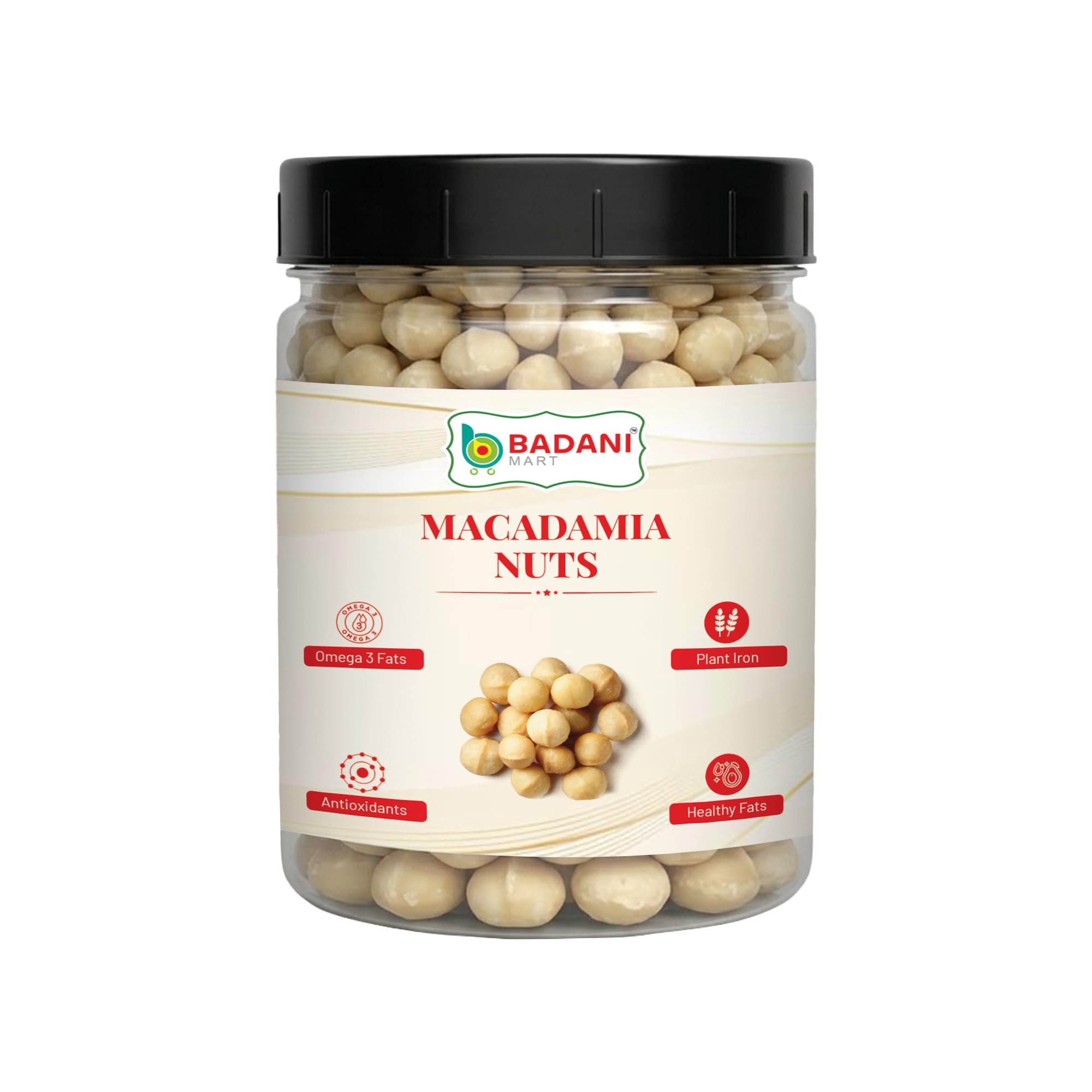 Badani Mart Macadamia Nuts 250gm | Premium Jumbo Imported Dry Fruits | 100% Natural Nuts | Crunchy & Nutrient-Rich Snack | Rich in Healthy Fats & Fiber | Keto & Vegan Friendly-image-20