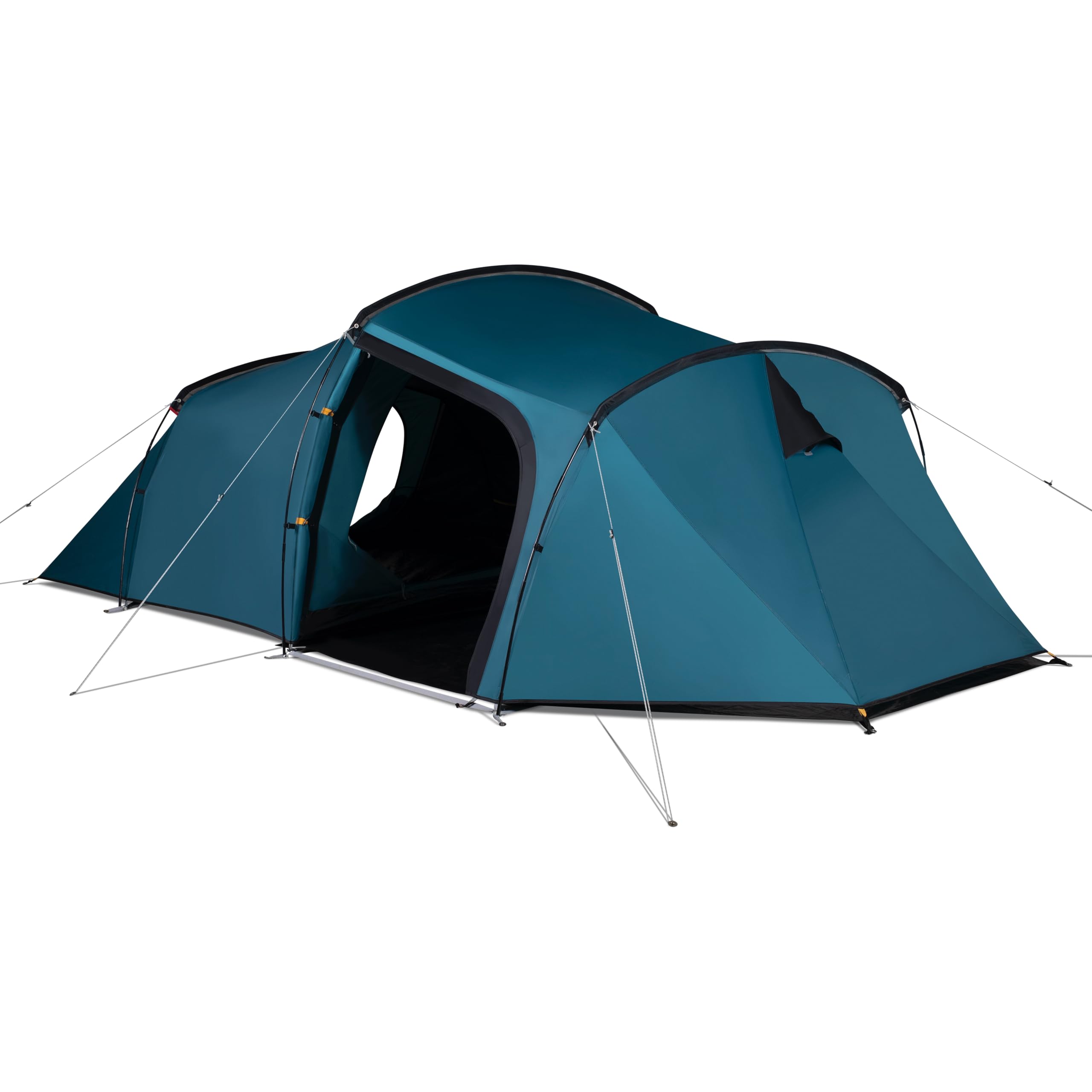 KAMPA Wanderlight Camping Tent – Lightweight Backpacking Tent with Pole Frame, Multiple Doors, 75D Waterproof Polyester Flysheet & Compact Pack Size - Trekking, Hiking, Camping (Aegean, 3 Person)
