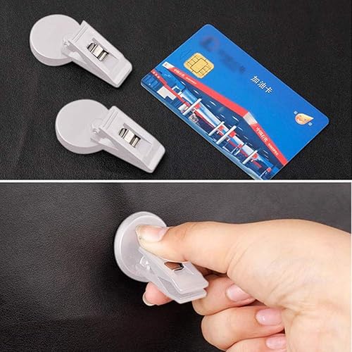 Miniatura 7 de 2 soportes para boletos para parabrisas de automóvil, clip de ventosa para ventana, multifunción, para billetes, abrazadera para tarjetas,