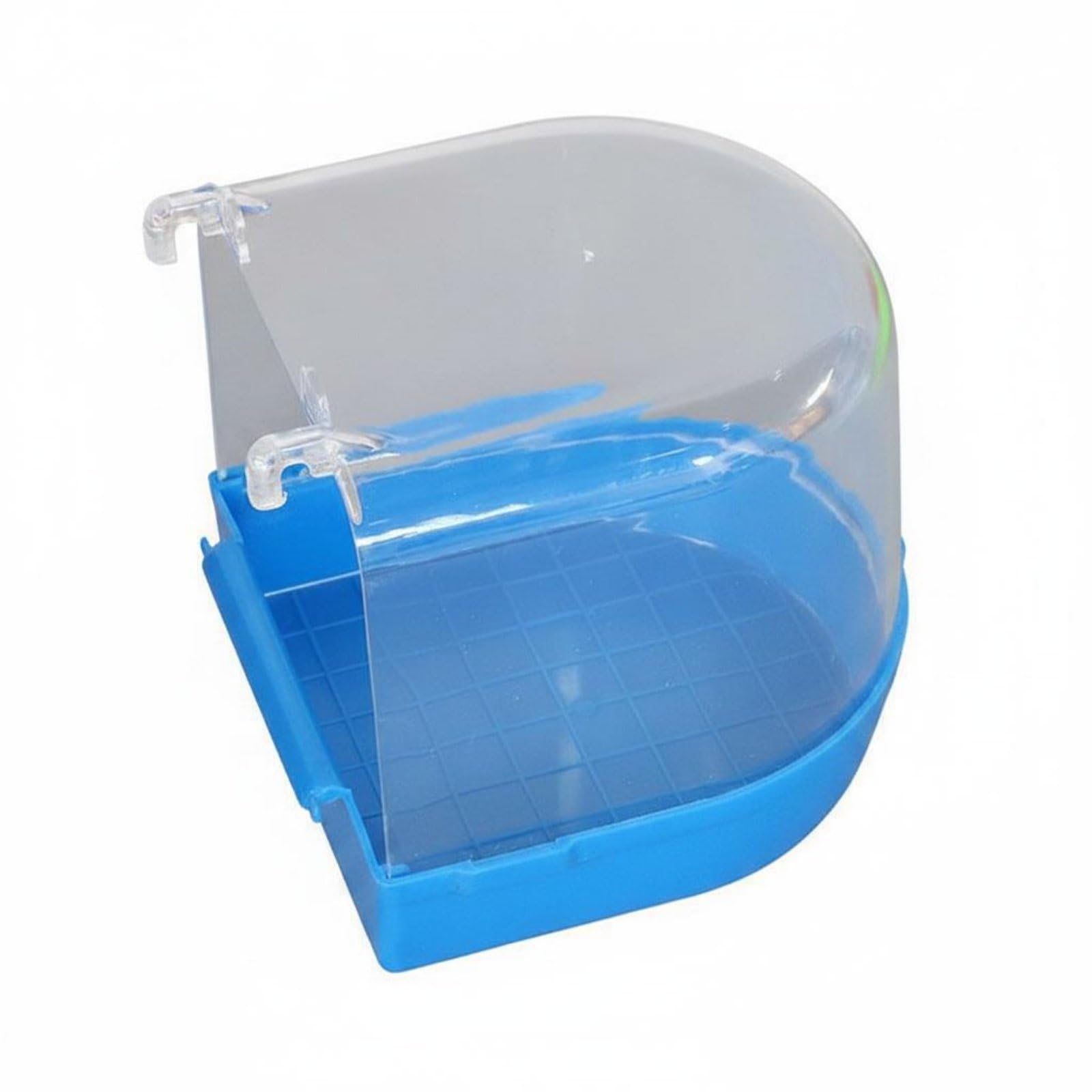 Parrot Bathing Tub Easy to Clean Parrot Bathing Enclosure Clip on Design Bird Bathing Tub, Blue|Home & Garden | Yard, Garden & Outdoor Living | Bird & Wildlife Accessories | Birdbaths-image-40
