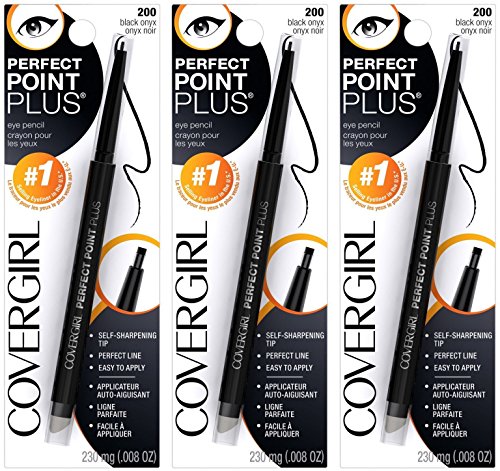 Cover Girl 63222 200blkonx Black Onyx Perfect Point Eyeliner Pencil miniatura 1