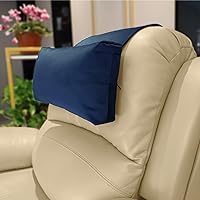 Vista 21 de Almohada para Reposacabezas con Relleno de Algodón Perlado - Cojín Antideslizante para Reposacabezas para Sillones Reclinables, Sofás y Sofás de Dos