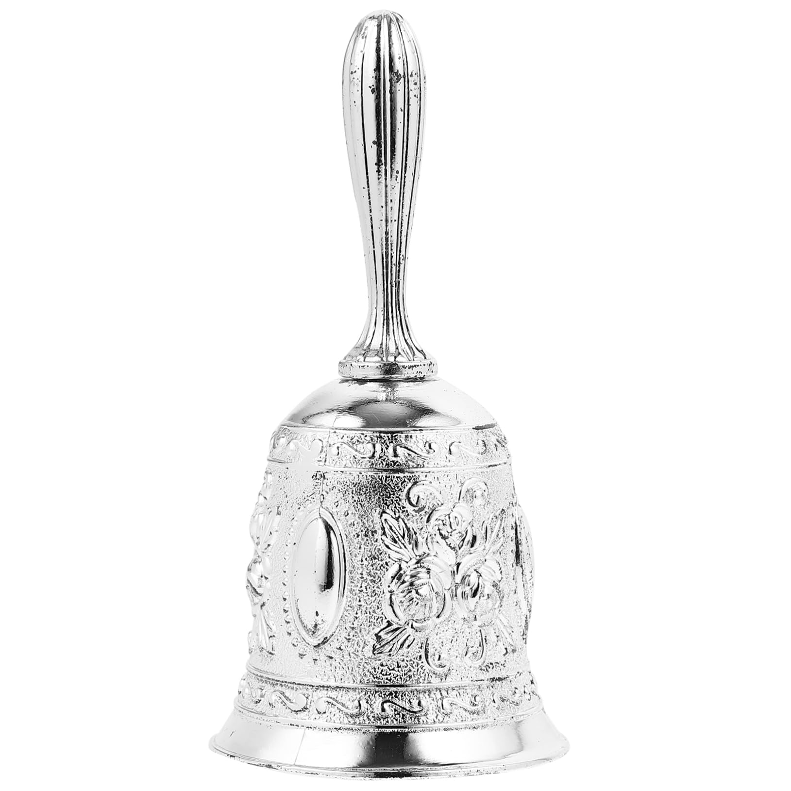 Uonlytech 5 Piezas Campana de Mano de Metal para Servicio Restaurantes y Escuelas Campana para Hotel para Decoración