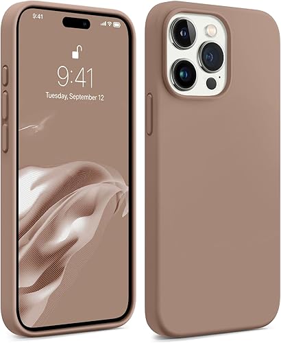 AOTESIER Funda para teléfono 15 Pro Max, protección militar a prueba de golpes silicona mejorada para 15 ProMax funda con forro de microfibra suave