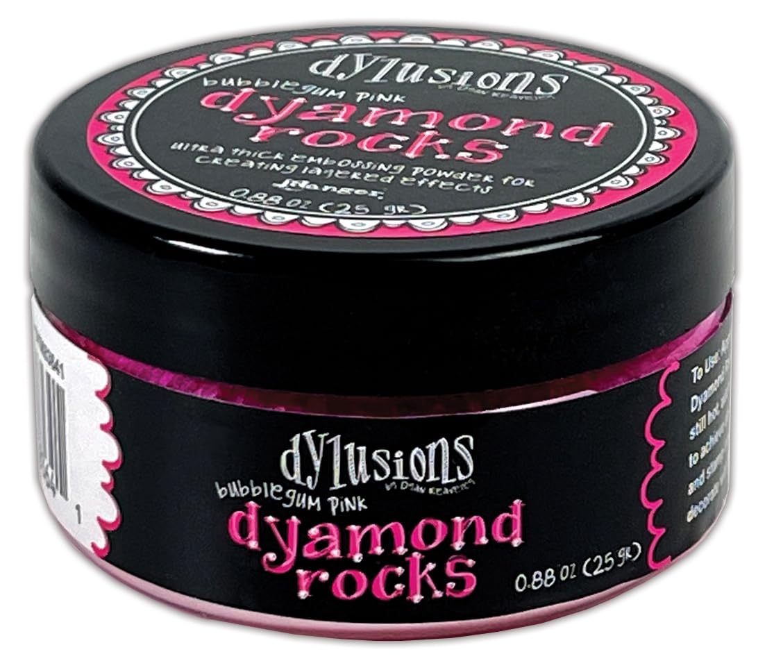 Dyan Reaveley Dylusions Dyamond Rocks-Bubblegum Pink DYMR-83641