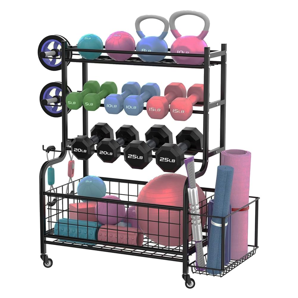Support pour tapis de yoga et studio fitness : rangez votre matériel de sport