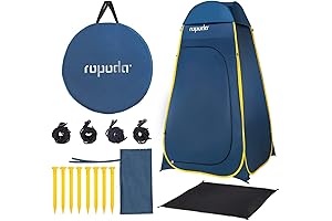 ROPODA Pop Up Portable Privacy Tent and Porta Potty Tent with Bottom/Bag