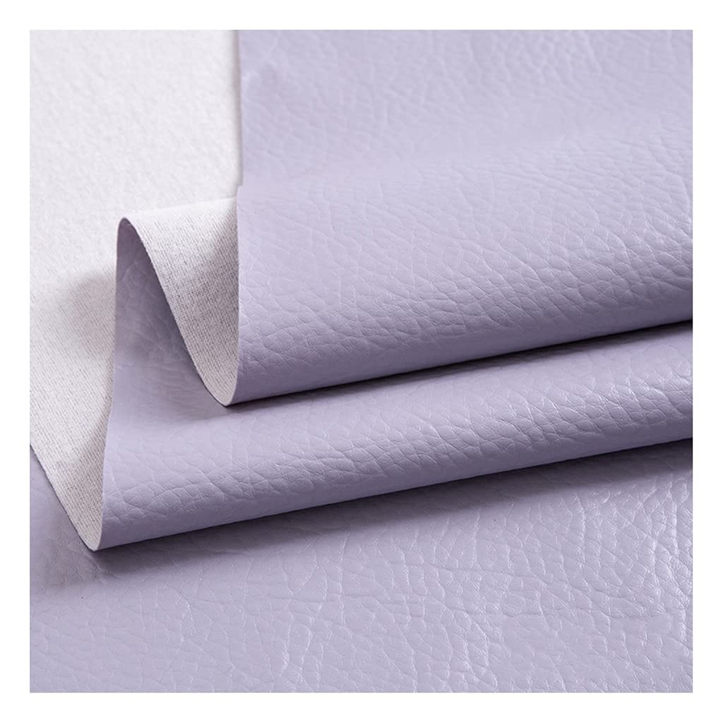 Tessuto in Ecopelle/Finta Pelle per Rivestimento e Arredamento - 140 x 100 cm - Pelle Sintetica Morbida per Arredo, Divani, Sedie, Casa, Accessori(Purple,1.4X5m)