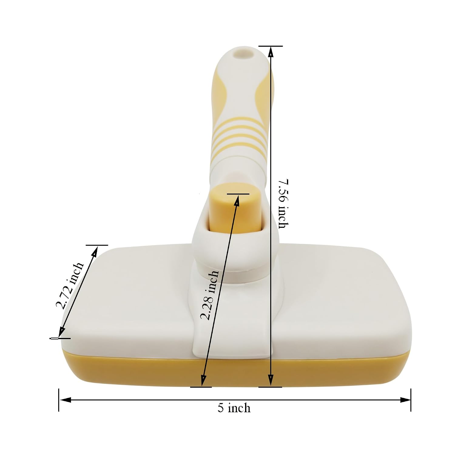 Self Cleaning Pet Grooming Brush, Slicker Brush for Dogs & Cats Removing Loose Fur, Deshedding Massaging Tool for Long & Short Haired Pets