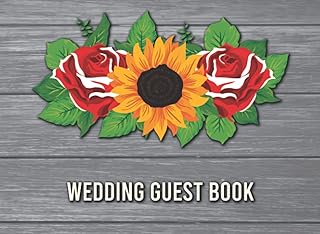 Wedding Guest Book: 8.2 x 6 Registry Book With Pre-Printed Templates For Invitations I Personalisable Guest Books For Wedding And Marriage Ceremony