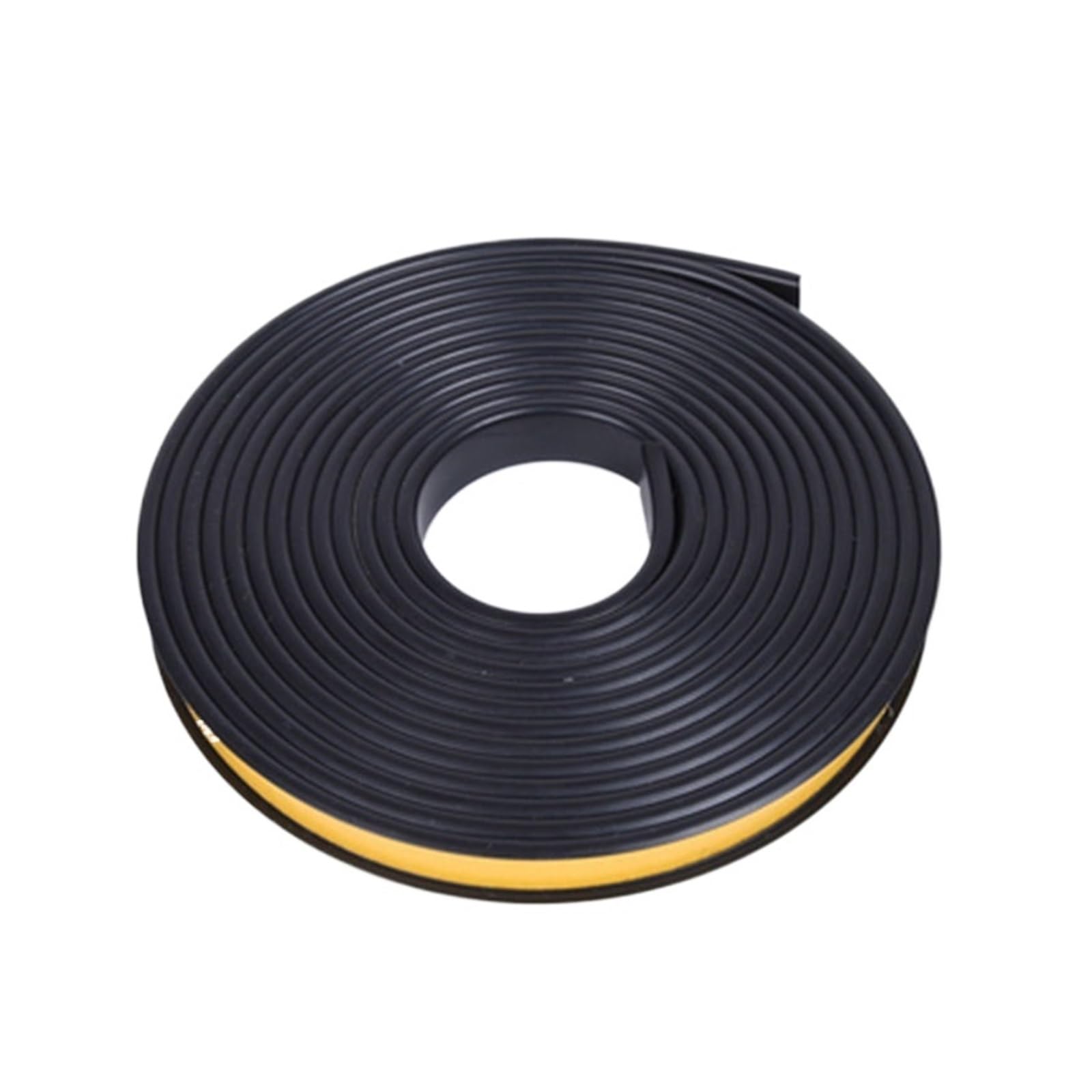 U Shape Edge Banding 5M Self-Adhesive U Shape Edge Protector for Furniture Rubber Edge Banding Cabinet Repair Restoration Wood Veneer Guards Tape(Black,18mm)
