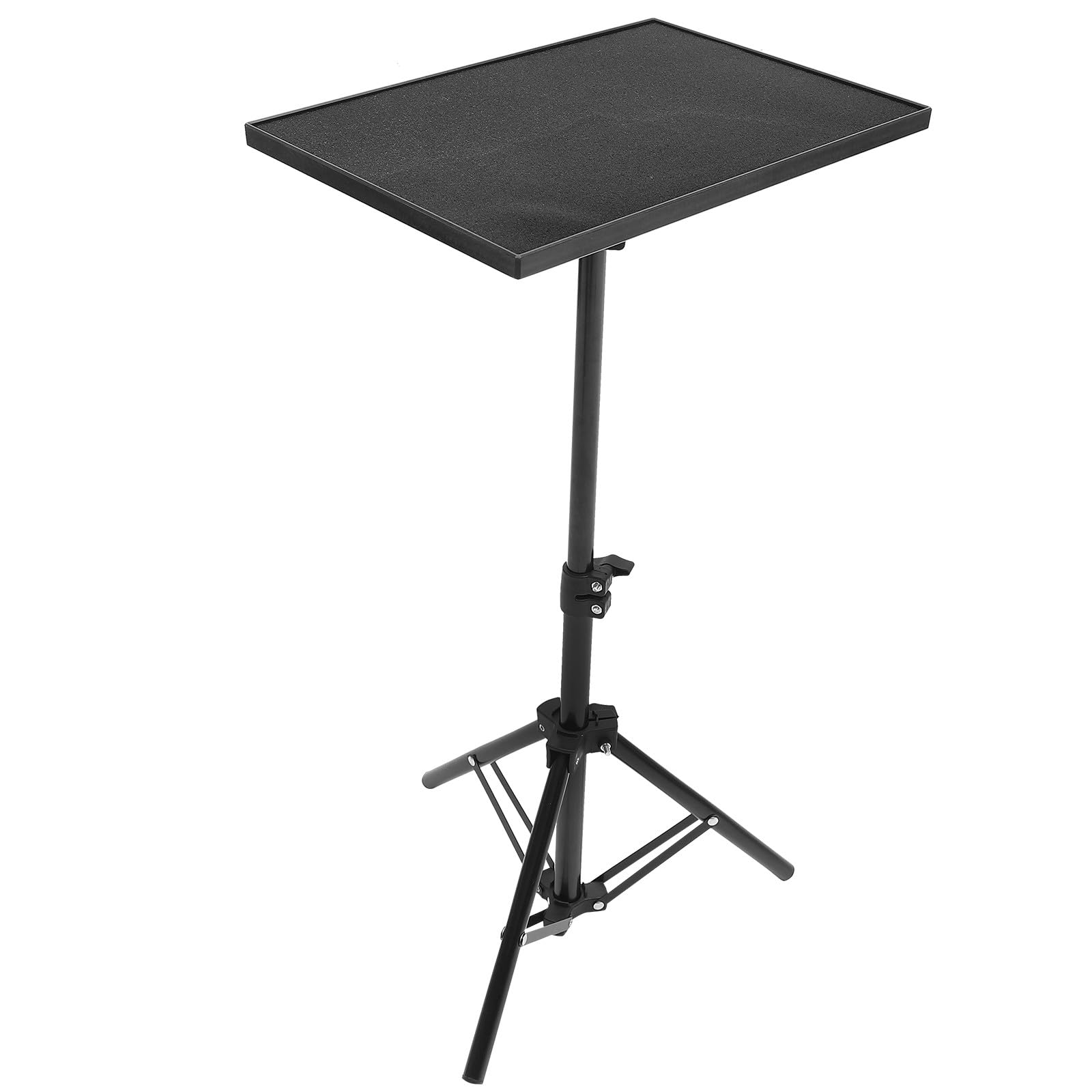 PRETYZOOM Soporte Plana para Portátil de Plegable y Proyector Trípode Telescópico Ajuste Superficie Metal y Abs Uso en Salas de Reuniones y Hogar