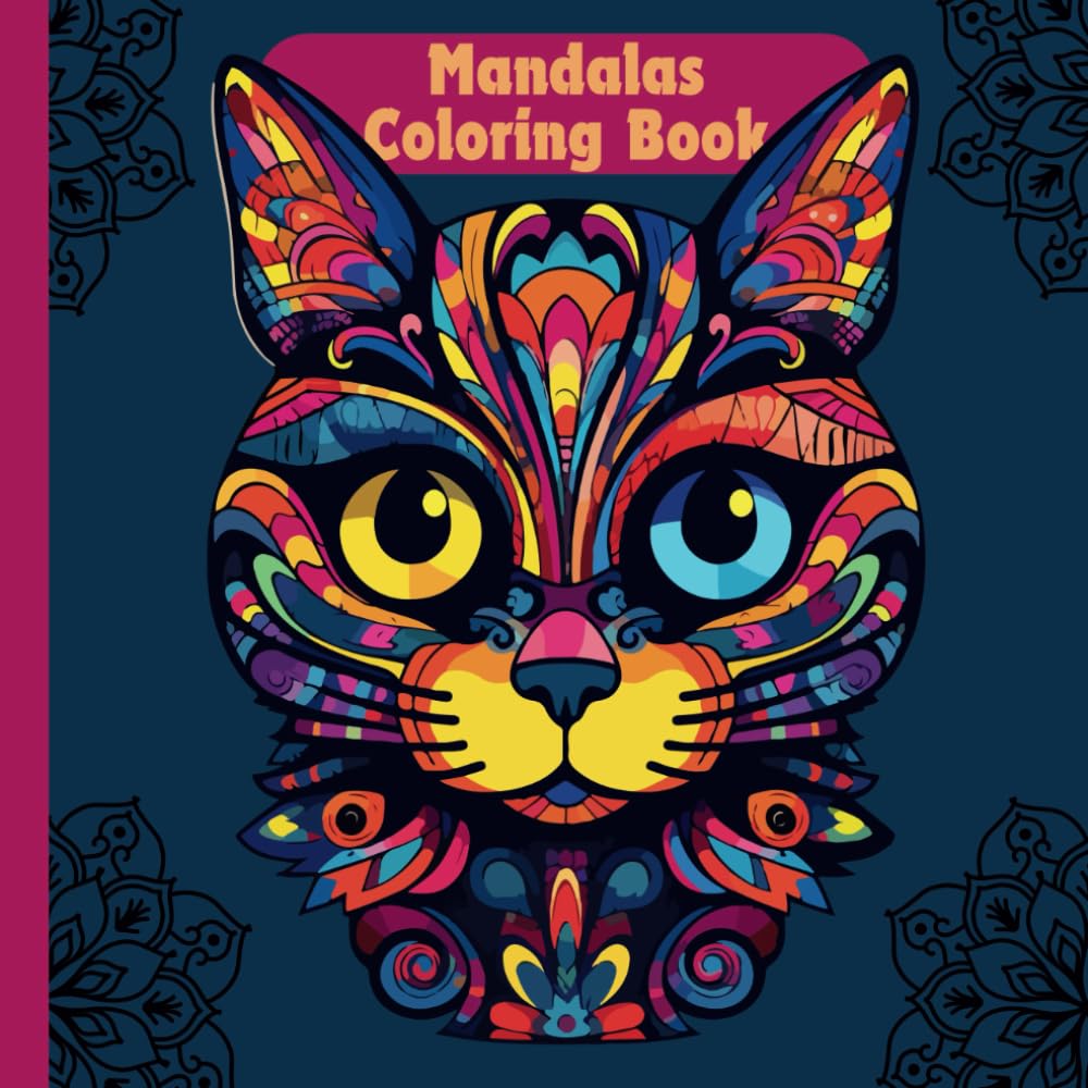 Mindfulness Mandalas with Animals Antistress Coloring Book for Adults: Coloring Pages with Animals and Mandalas for Adults