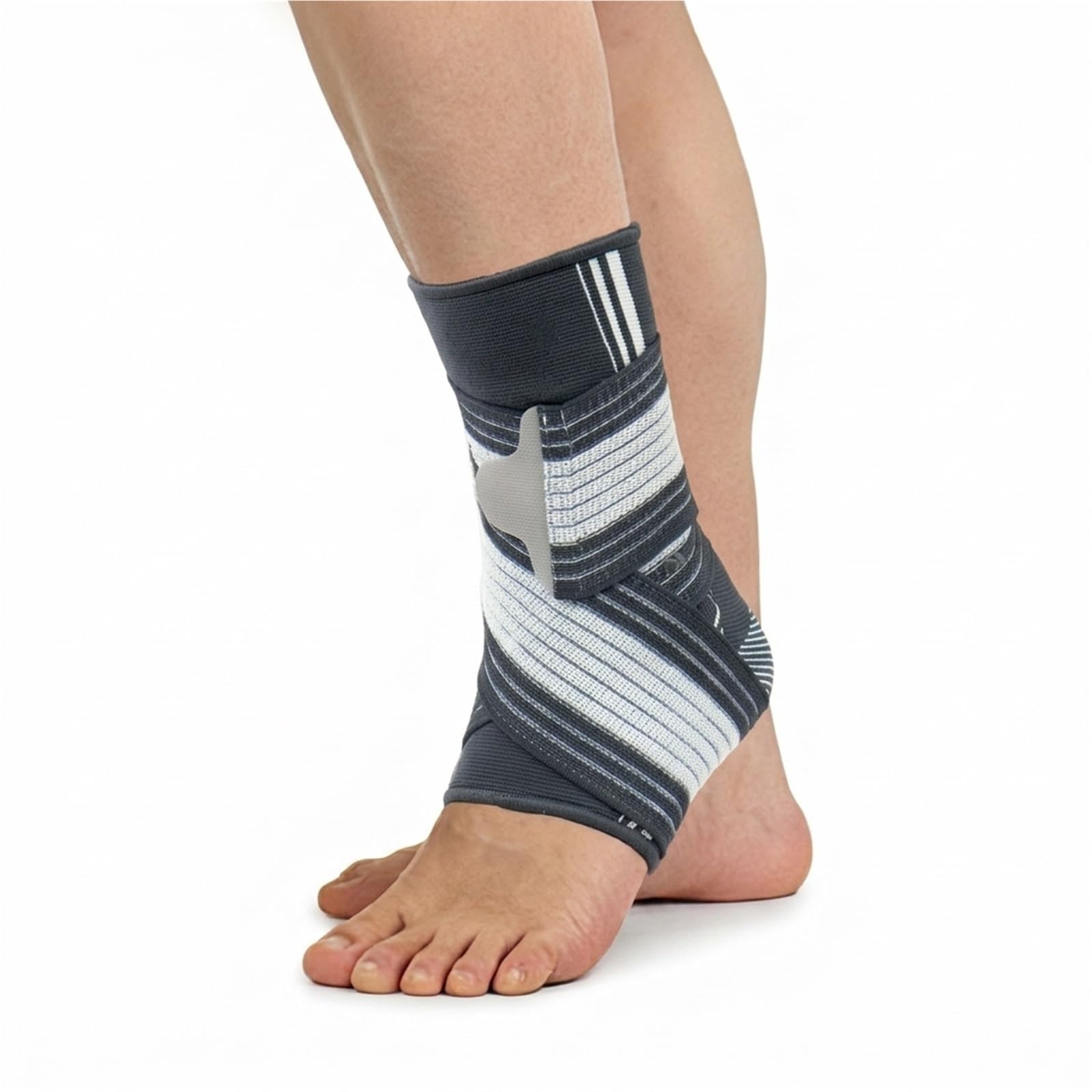 Generisch Sprunggelenkbandage mit Seitenstabilisatoren mit atmungsaktivem Stoff, für Sport und tägliches Gehen, Modell CJDW1204