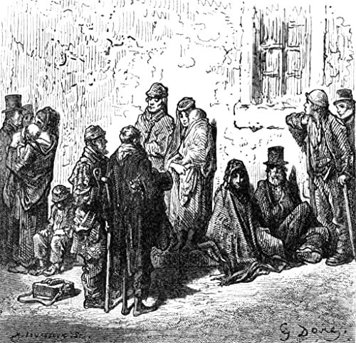Peinture Les Misérables Gustave Doré grand poster affiche déco maison 60x90cm