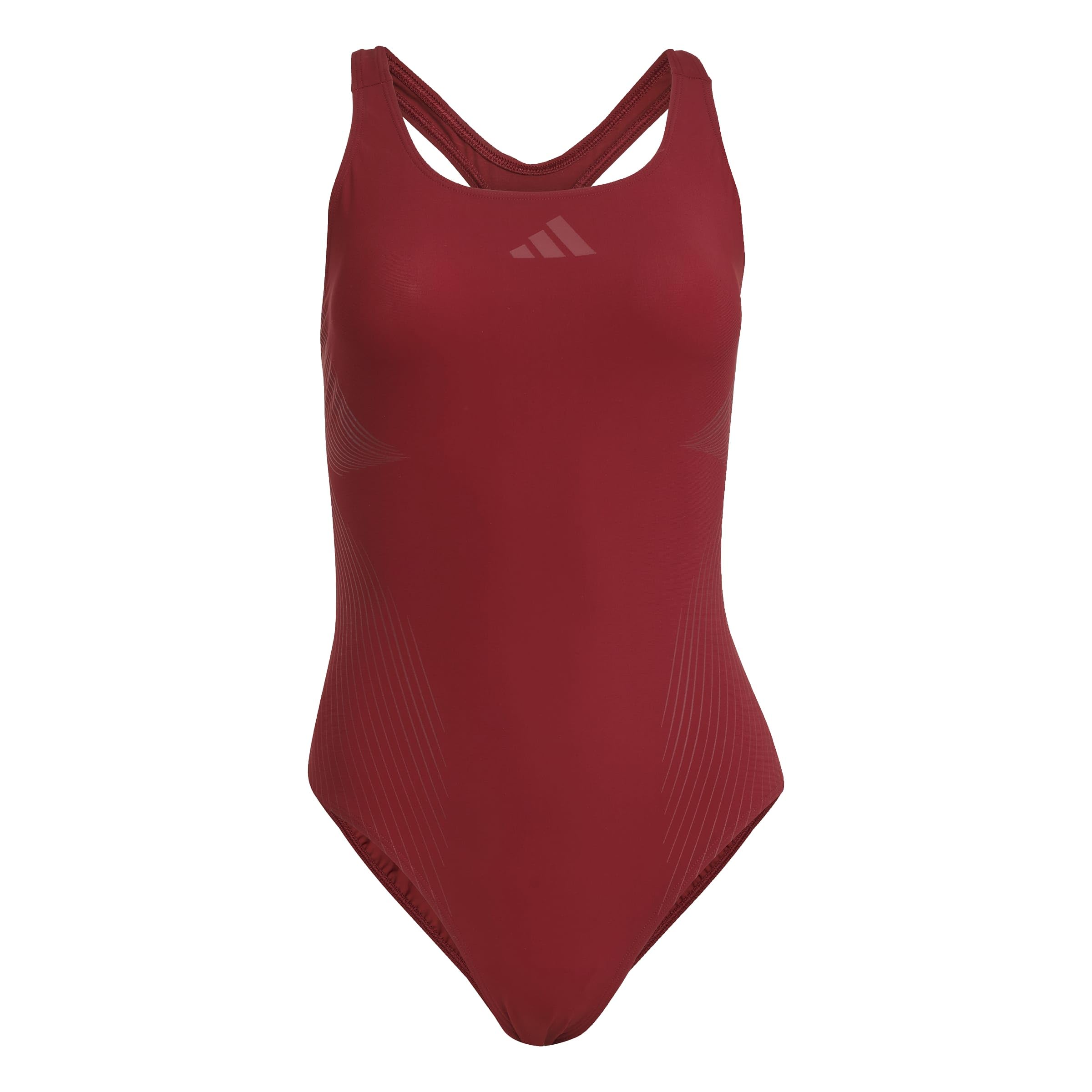 adidas Women's LANELUX Y-Back Swimsuit, Shadow red, 40