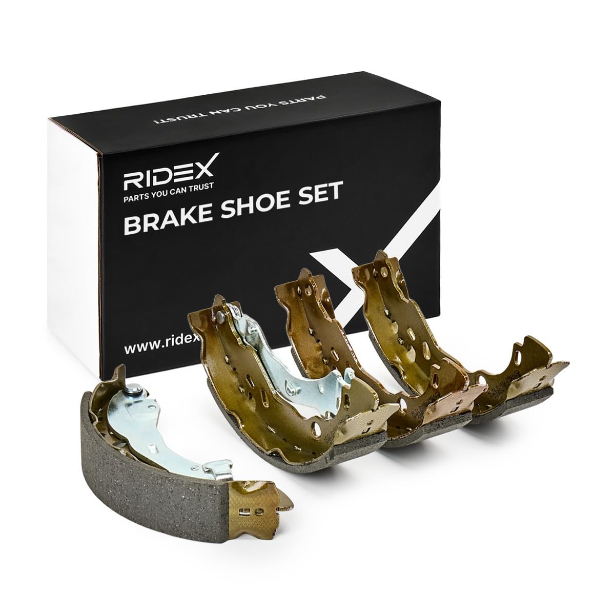 RIDEX 70B0124 Kit ganasce freni Posteriore con leva freno a mano Compatibilità con CITROËN C3 I Hatchback FC, FN