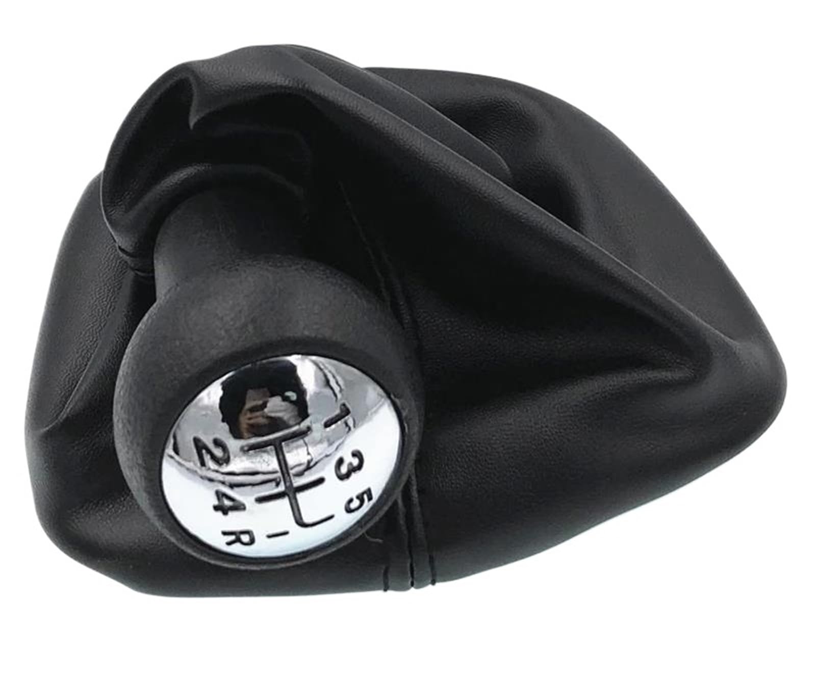 Qmtvfsrh One Color Car Gear Shift Knob For Peugeot 207 2006-2013 5 Speed Gear Stick Shift Knob Handle And Fabric