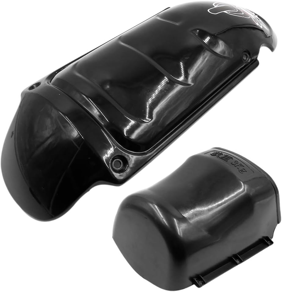 2 Set Plastic Motorcycle Front Bumper Guards Wind Protector w Case