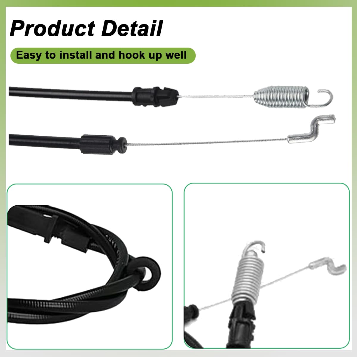 ZAMDOE 381030051/0 Cable de Embrague/transmisión para Mountfield SP533 SP533ES SP53H S461RPD para Mr Bricolage para Mac Allister para Green Cut para Ggp Cable de Embrague/transmisión