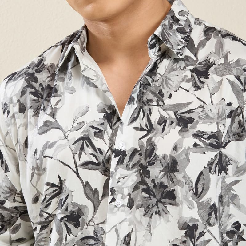 Image of MARK & ALBERT Men's Slim Fit Cotton Formal Shirt