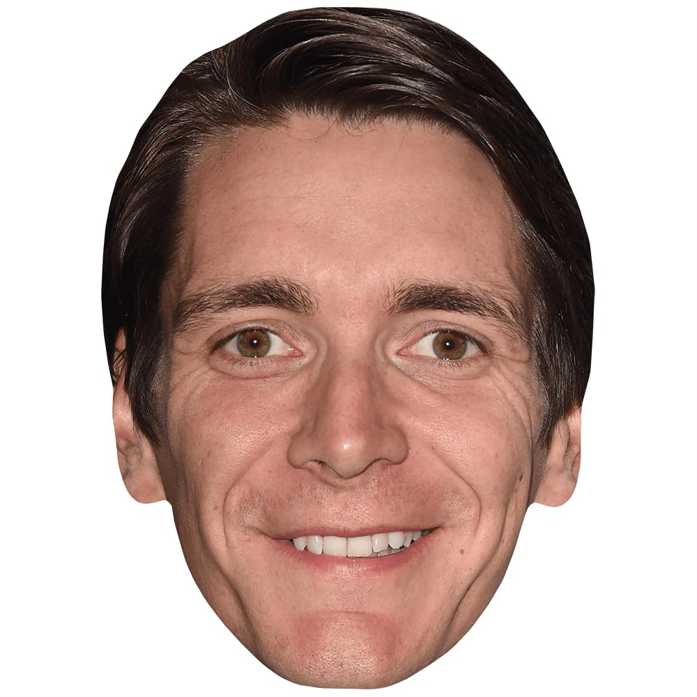 James Phelps (Smile) Celebrity Mask, Flat Card Face, Fancy Dress Mask