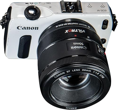 Miniatura 2 de VILTROX Adaptador de enfoque automático EF-EOS M para montaje de lente compatible con lente Canon EFEF-S a Canon EOS M EF-M Mount cuerpo de cámara