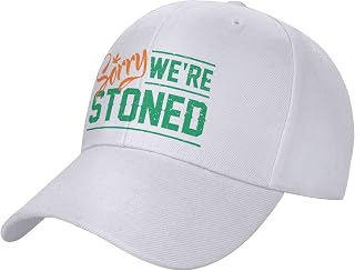 Trucker Hats Women Funny Sorry We're Stoned Casquette