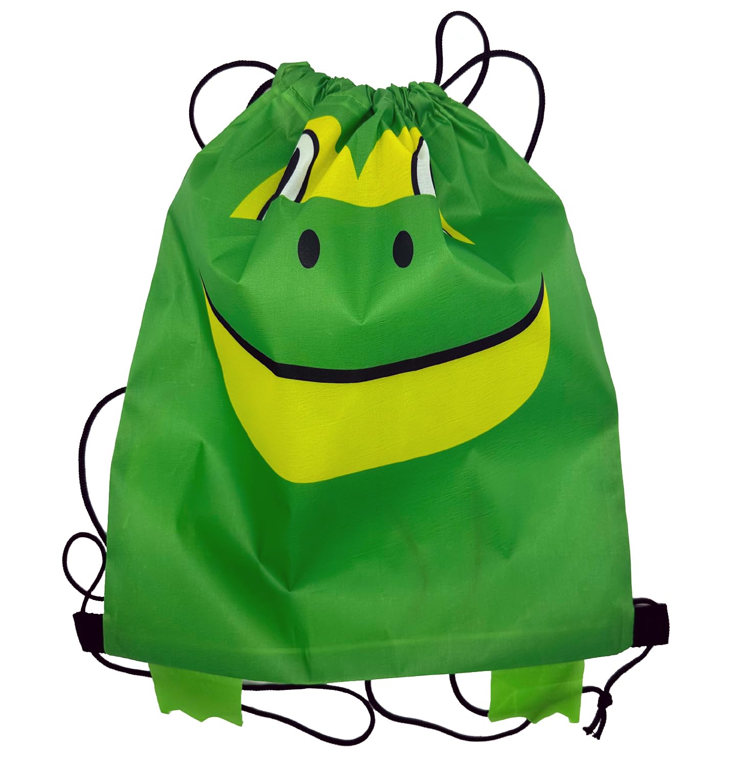 Creative Cartoon Animal Beach Bag, Portable Swimsuit Backpack, Drawstring Storage Bag for Shell Sea Pool Toy (Frog) - Image 3