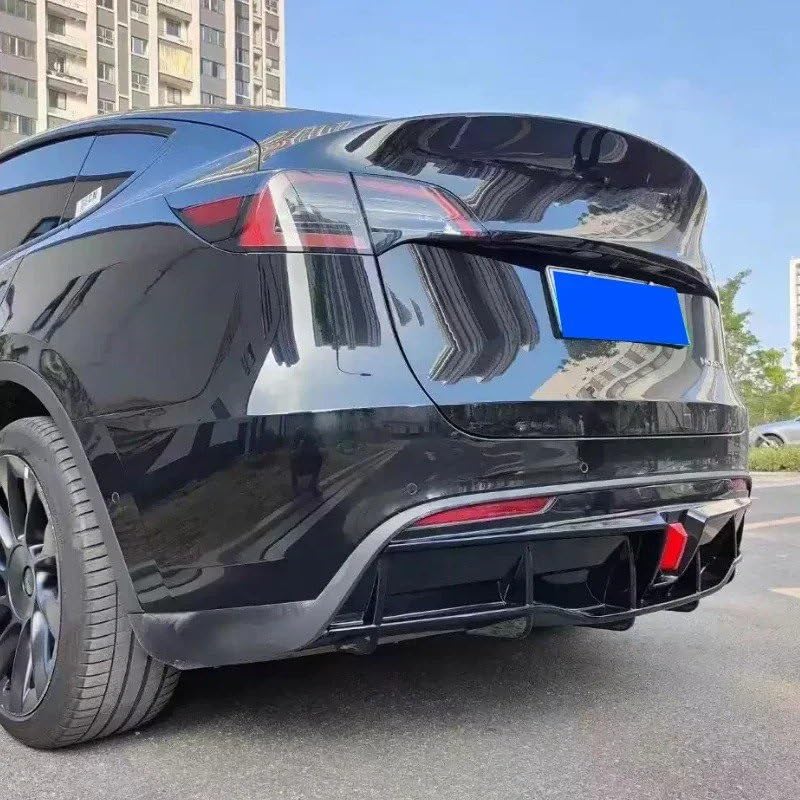 Diffuseur arrière Model 3 Y noir mat lèvre de pare-chocs spoiler