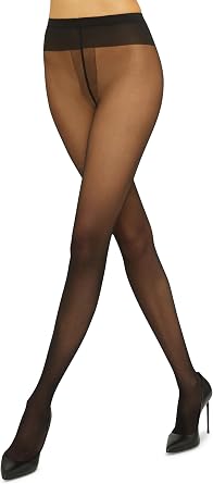 Wolford Individual 20 Denier Sheer Tights Pantyhose for Women Hosiery with Reinforced Toe Soft Waistband High Elasticity Fit