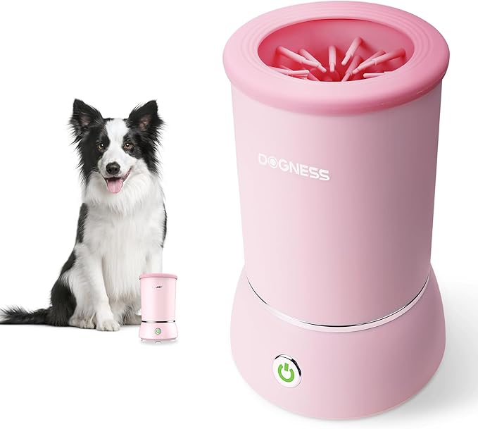 DOGNESS Automatic Dog Paw Cleaner, Electric Paw Washer for
