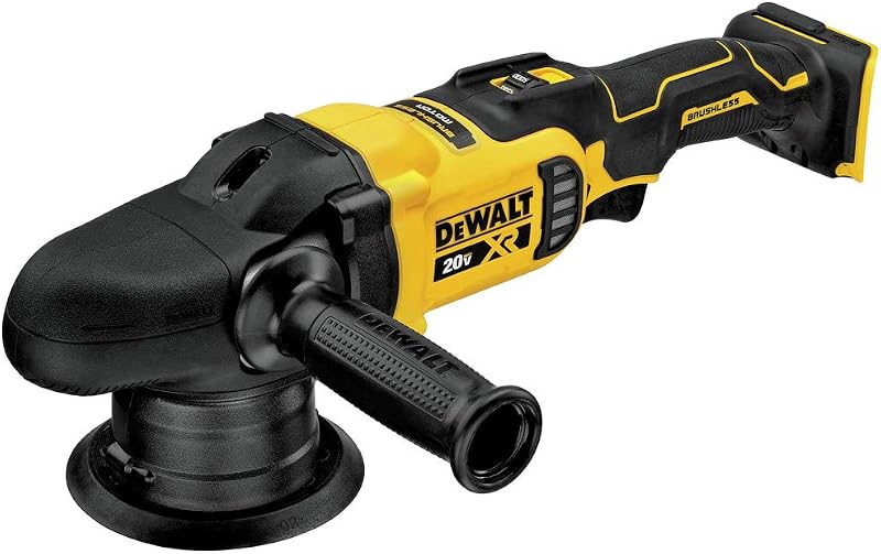 Pulidora inalámbrica DEWALT 20V MAX* XR, velocidad variable, órbita aleatoria, 5 pulgadas, solo herramienta (DCM848B)