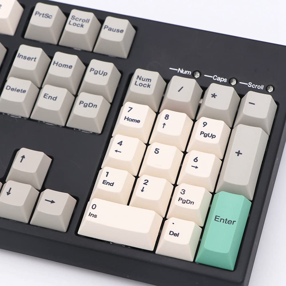 9009 Retro Czcionki sublimacyjne Ethermal PBT 130 Keycap Cherry do mechanicznej klawiatury MX Switch