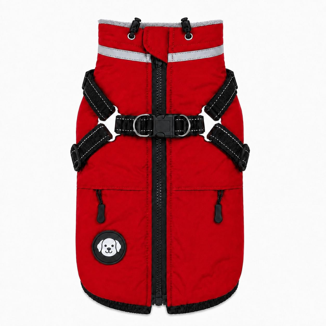 Waterproof Dog Coat with Harness Built in,Warm Winter Coat for Dogs,Dog Jacket for Small Medium Large Dogs