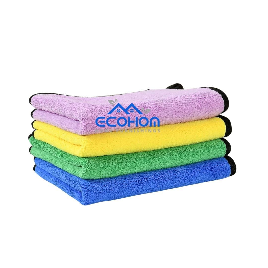 ECOHOM All Purpose Microfibre Duster, Highly Absorbent, Lint Free, Double Sided Multi Purpose Duster for Home Kitchen Applainces Cars Bikes Heavy Microfiber Cloth (30 x 40 CM, 10) (B0D49YGXYD) Amazon Price History, Amazon Price Tracker