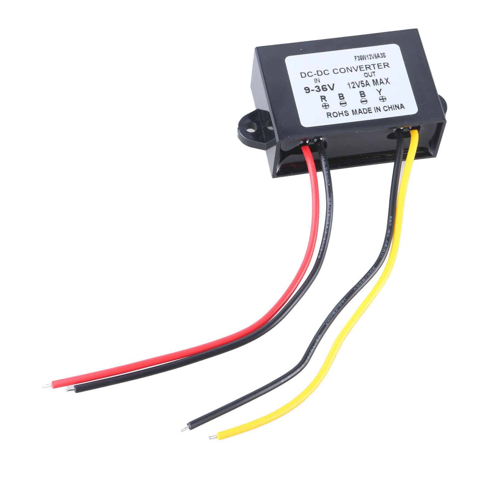DC9V 36V a 12V 5A Módulo convertidor de voltajes Adaptador de corriente para coche y convertidor LED
