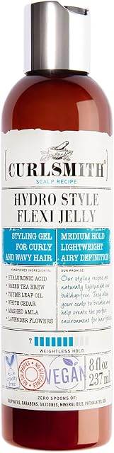 Curlsmith - Hydro Style Flexi-Jelly - Vegan Defining Gel for Wavy, Curly or Coily Hair (237ml)