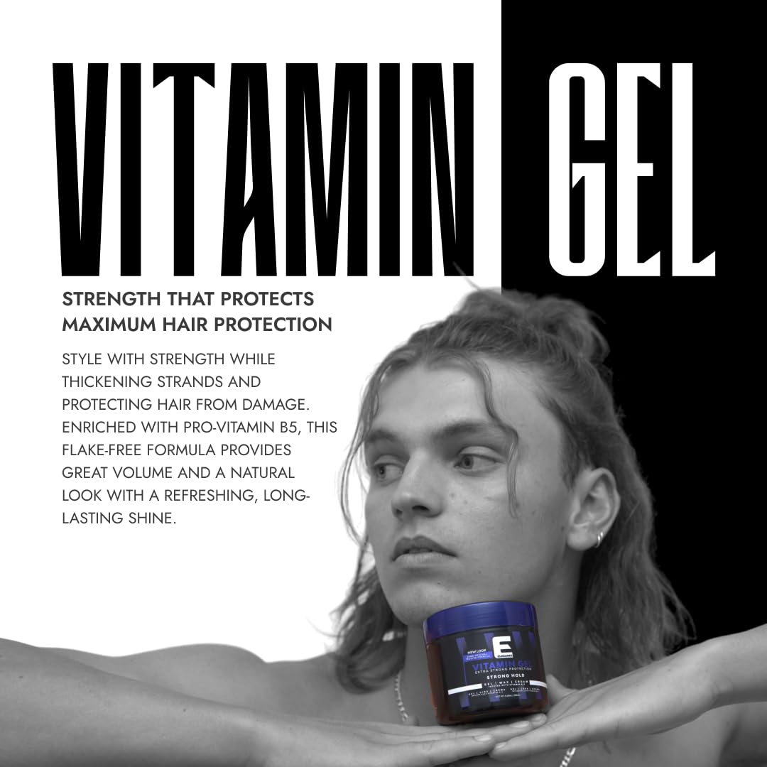 Amazon.com : E Elegance Vitamin Hair Gel with Pro-VB-5, Strong