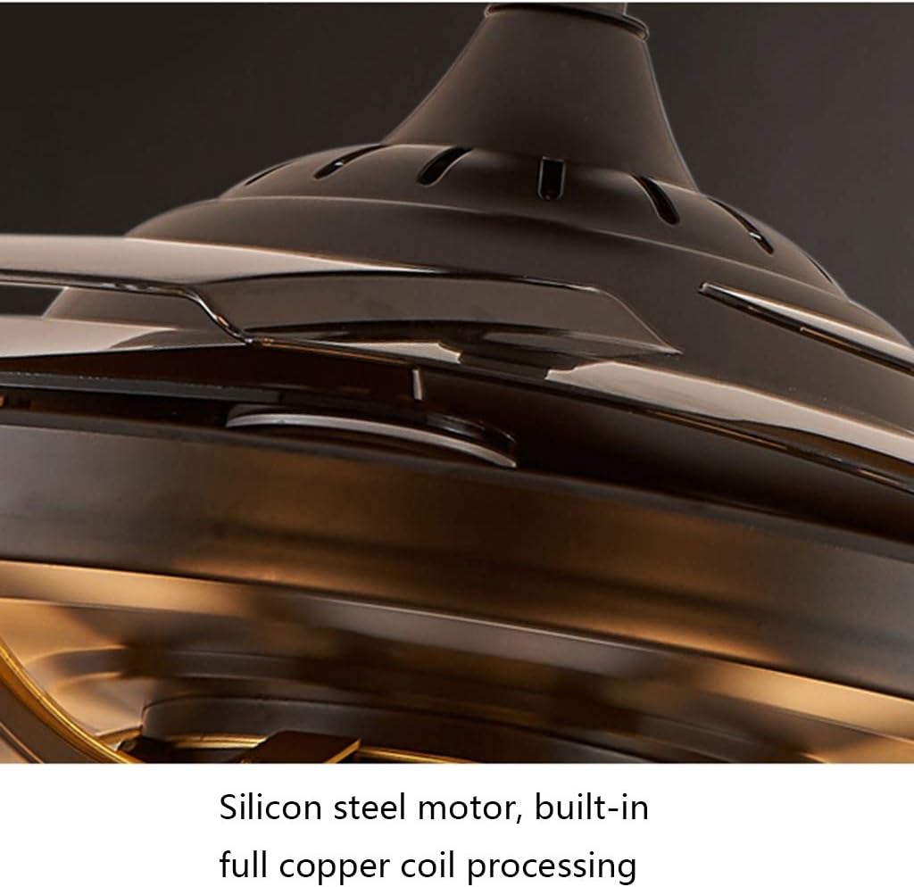 Ceiling Fans 42-inch LED Light Retro Light 5 Lighting Kits and 8 Lighting Kits Wall Control/Remote Control (8 Wall Control/Remote Control)