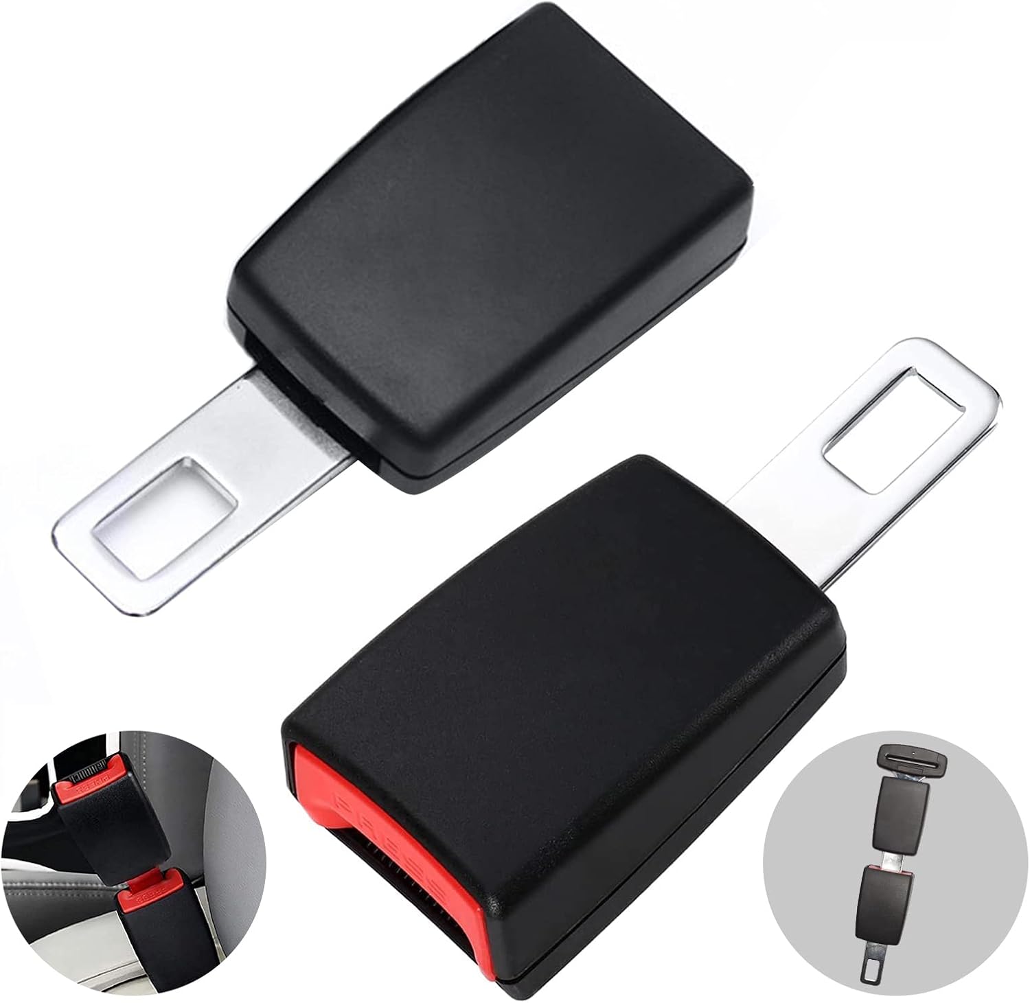 2 Pack Seat Belt Extender, 2022 Upgraded Seat Belt Extender
